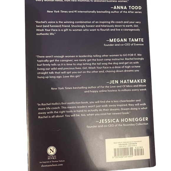 Girl wash your face hard back book by Rachel Hollis - Picture 3 of 6